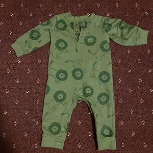 Green lion jumpsuit